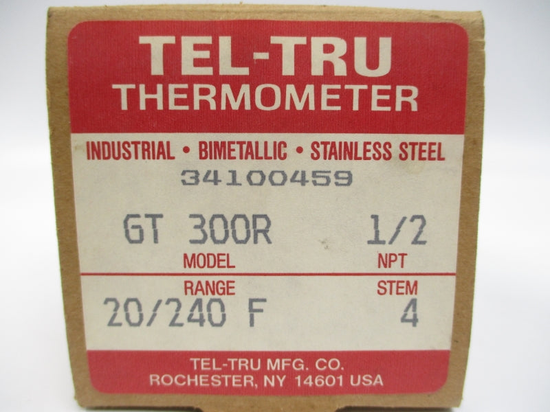 TEL-TRU GT300R 20/240'F 1/2" STEM4 NSMP