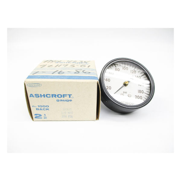 ASHCROFT 1000 200PSI 2-1/2" NSMP