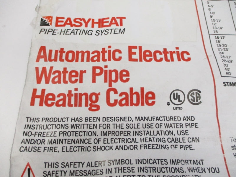 EASYHEAT CAHB-30 120V 30FT NSMP
