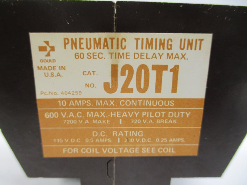GOULD J20T1 600VAC 10A 60S NSNP
