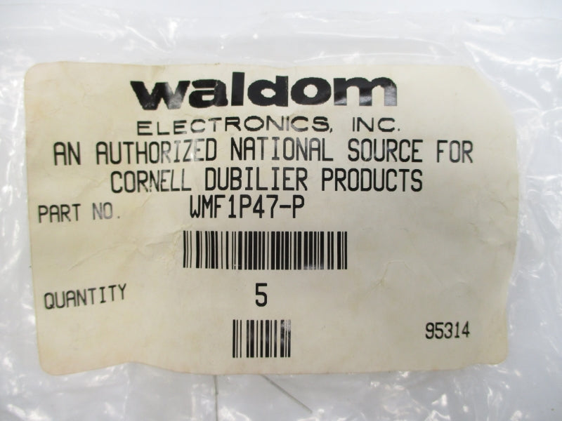 WALDOM WMF1P47-P 100VDC (PKG OF 5) NSMP