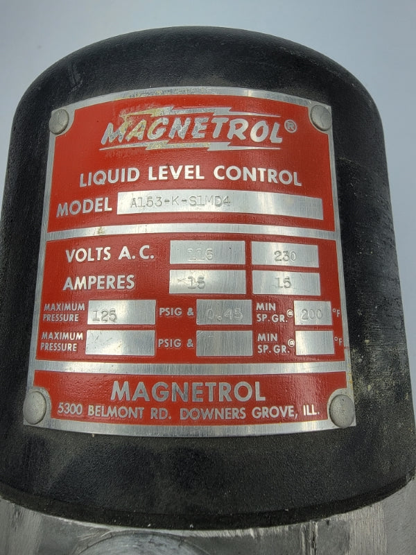 MAGNETROL A153-K-S1MD4 115/230VAC 15A 125PSI UNMP