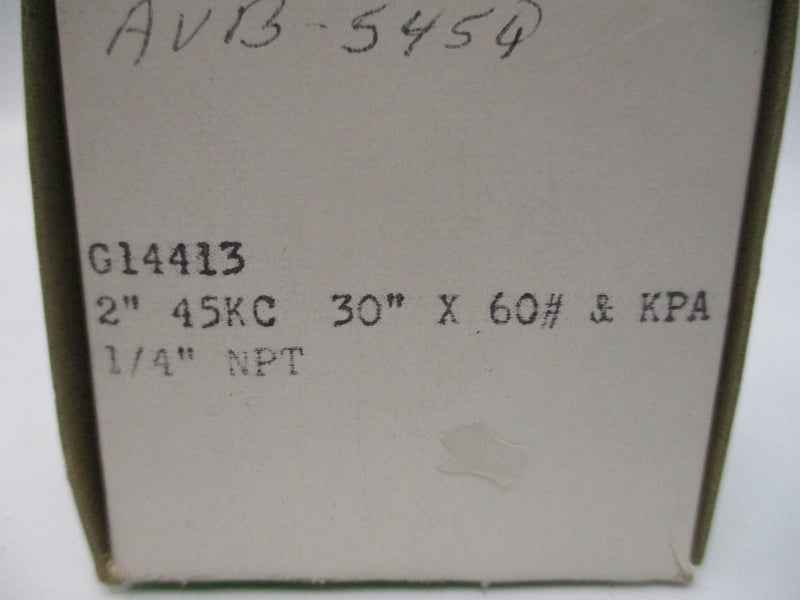 MARSHALL TOWN G14413 30"HGVAC/60PSI 2" NSMP