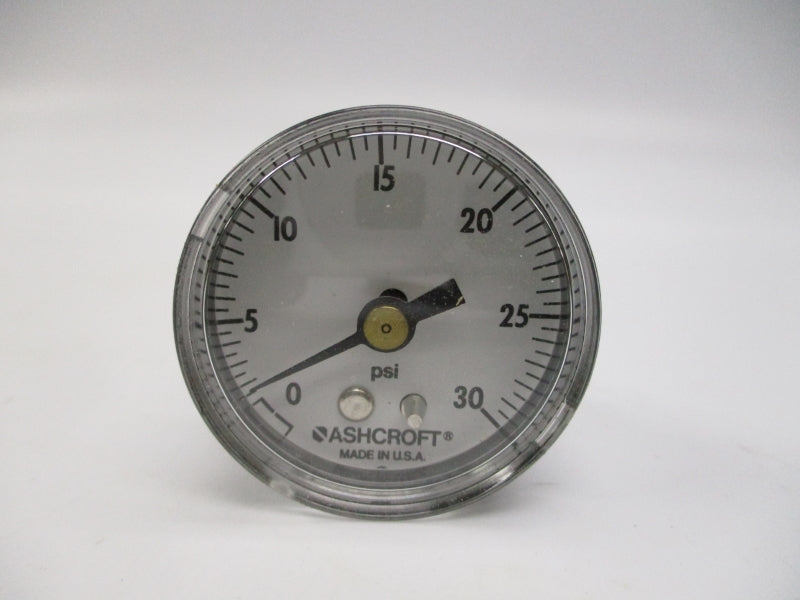 ASHCROFT 15W1005H01B 0/30PSI 1-1/2" NSMP
