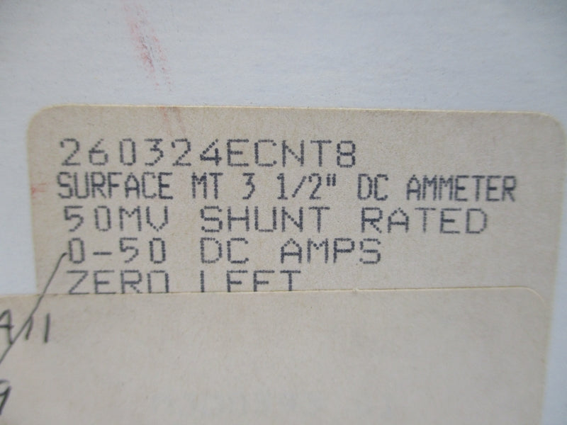 YOKOGAWA 260324ECNT8 0-50DCA 3-1/2" NSMP