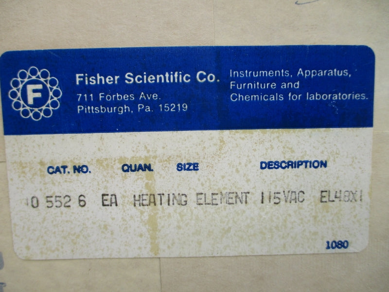 FISHER SCIENTIFIC EL48X1 120V NSFS