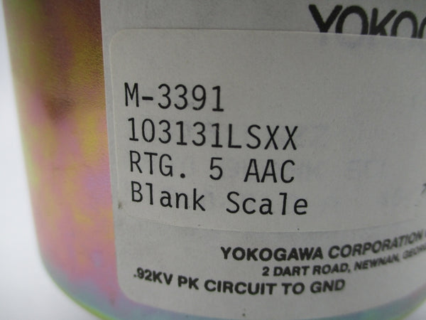 YOKOGAWA 103131LSXX M-3391 NSMP