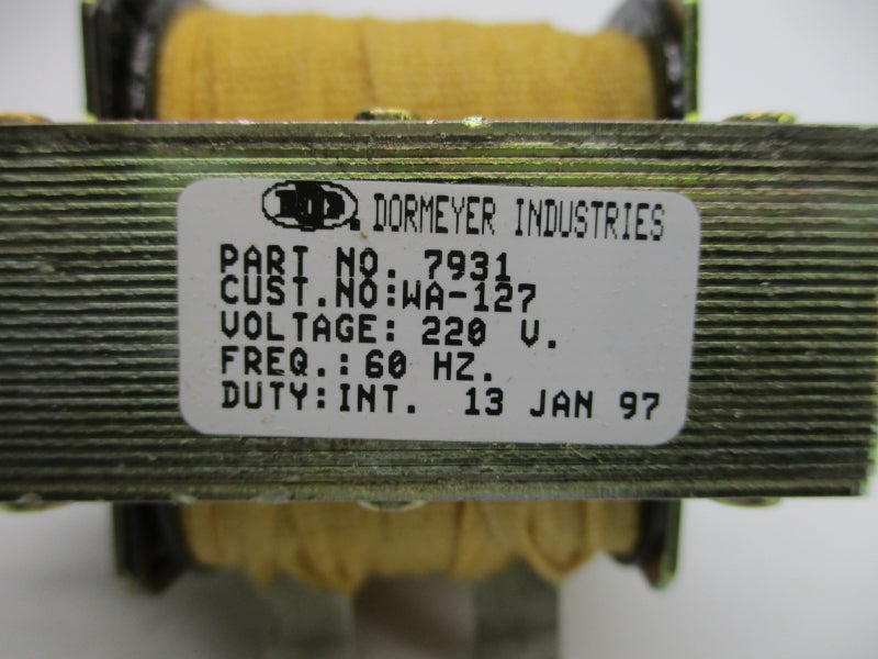 DORMEYER INDUSTRIES 7931 220V NSNP