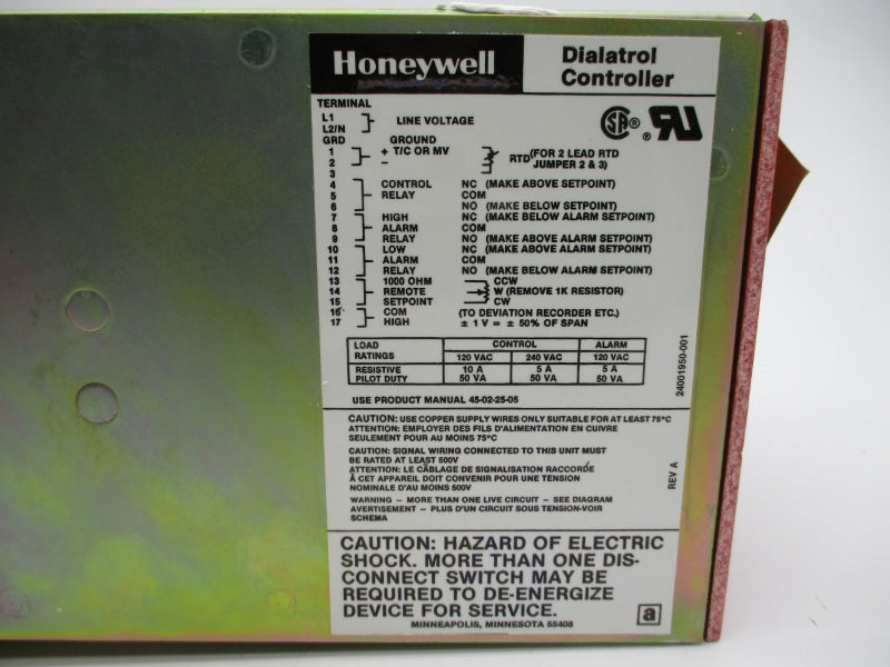 HONEYWELL R7350A11073 120V 0-10MV NSMP