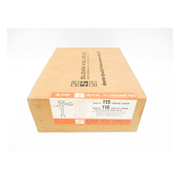 SLOAN VALVE 115 3010300 116 3010400 NSMP