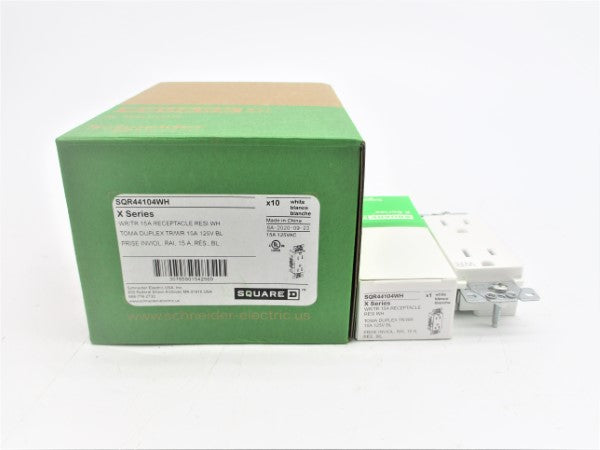 SQUARE D SQR44104WH 125VAC 15A (PKG OF 10) NSMP