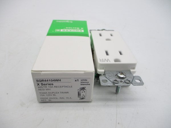 SQUARE D SQR44104WH 125VAC 15A (PKG OF 10) NSMP