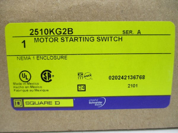 SQUARE D 2510KG2B SER. A NSMP