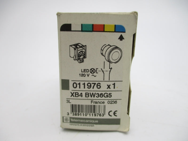 TELEMECANIQUE XB4BW36G5 120V NSMP