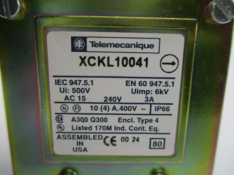 TELEMECANIQUE XCKL10041 240V 3A (AS PICTURED) NSMP