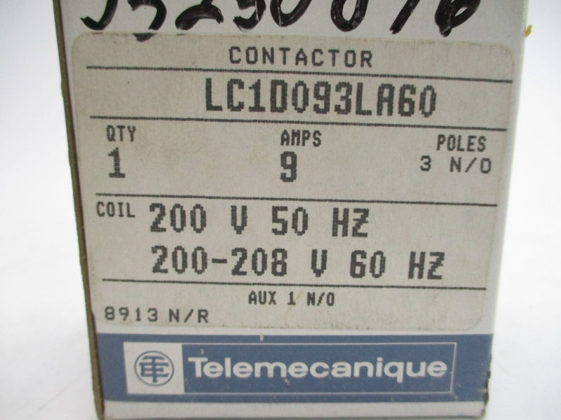 TELEMECANIQUE LC1D093LA60 200-208V 9A NSMP
