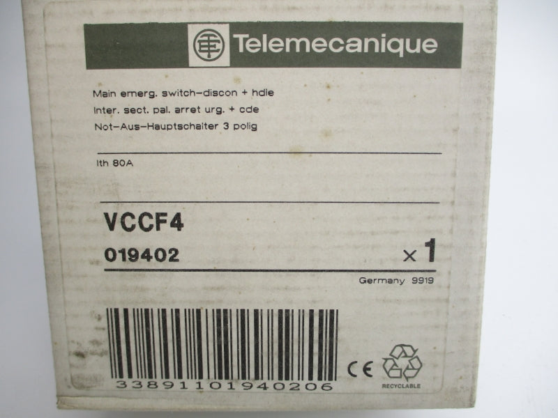 TELEMECANIQUE VCCF4 80A NSMP