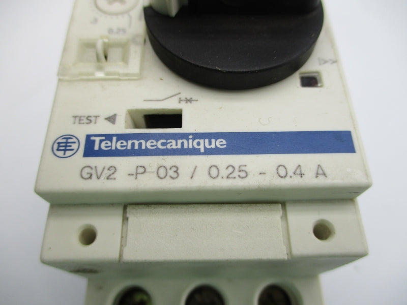 TELEMECANIQUE GV2-P03 690V 0.25-0.4A NSNP