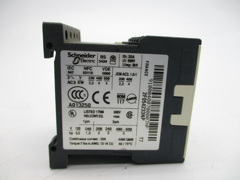 TELEMECANIQUE LC1K0910T7 480V 20A UNMP