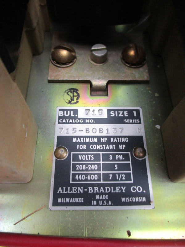 ALLEN BRADLEY 715-BOB137 SER. K 440/480V NSNP