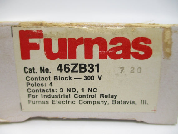 FURNAS 46ZB31 300VAC 10A NSMP