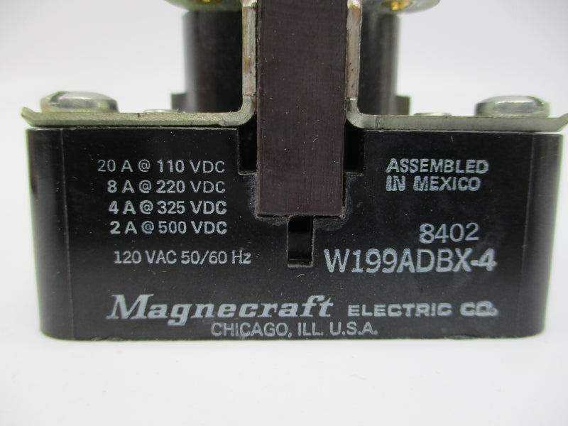 MAGNECRAFT W199ADBX-4 120VAC 20A NSMP