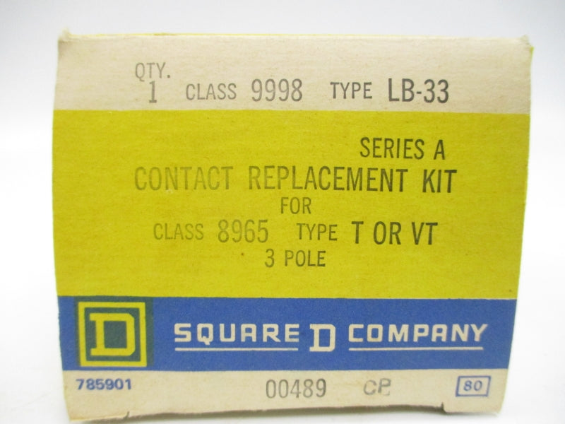 SQUARE D 9998LB-33 SER. A NSMP