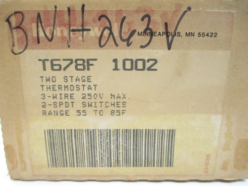 HONEYWELL T678F1002 250V 55/85'F NSMP