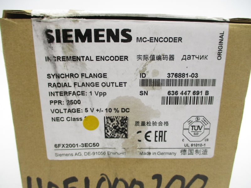 SIEMENS 6FX2001-3EC50 5V NSMP