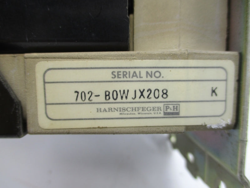 HARNISCHFEGER 702-BOWJX208 SER. K 24V NSNP