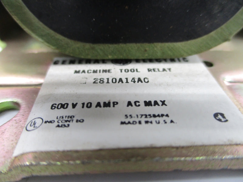 GENERAL ELECTRIC 2810A14AC 92/115V 10A NSNP