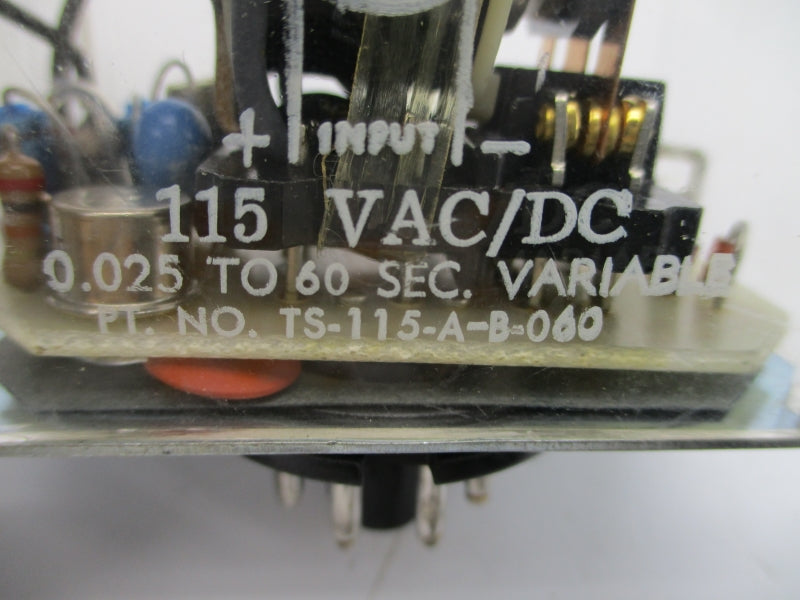 CORNELL DUBILIER ELECTRONICS TS-115-A-B-060 115VAC/DC 0.025-60S NSNP
