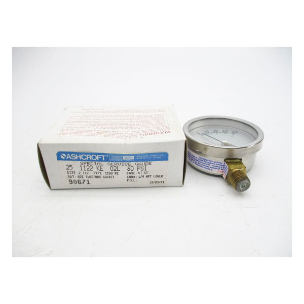 ASHCROFT 251122KE02L 60PSI 2-1/2" NSMP