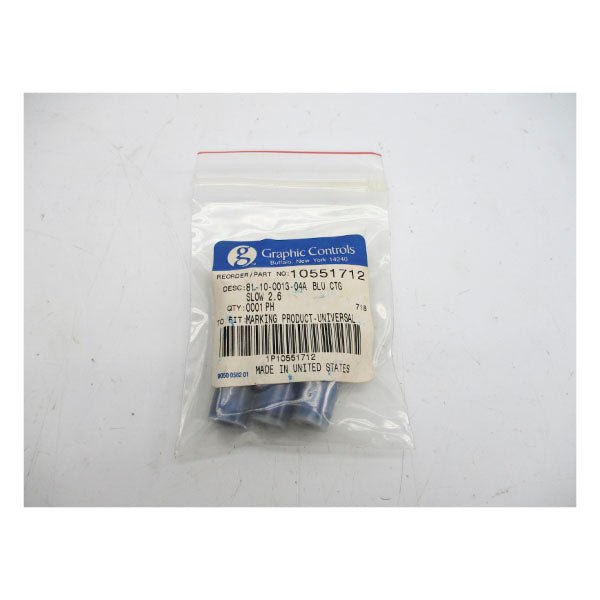 GRAPHIC CONTROLS 81-10-0013-04A 10551712 (PKG OF 4) NSMP