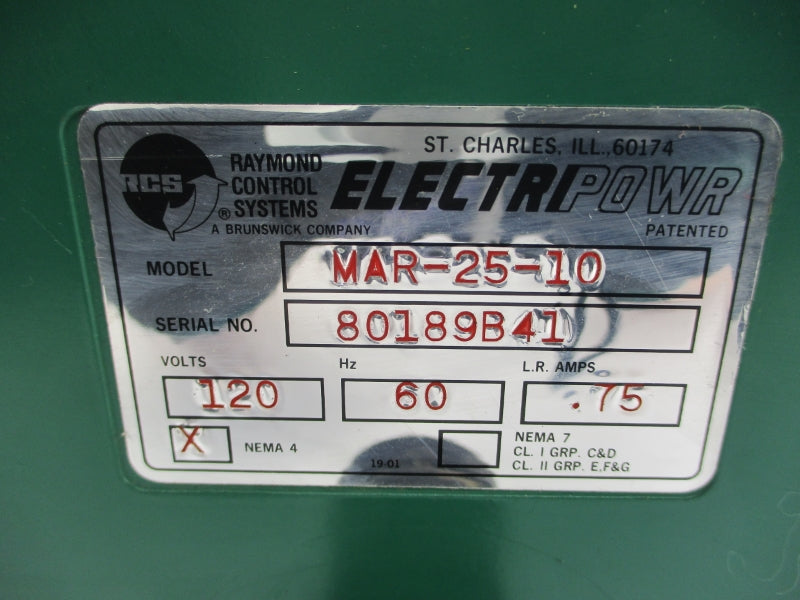 ELECTRIPOWER MAR-25-10 120V .75A NSNP