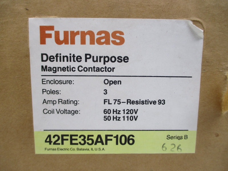 FURNAS 42FE35AF106 SER. B 110/120V 75A NSMP
