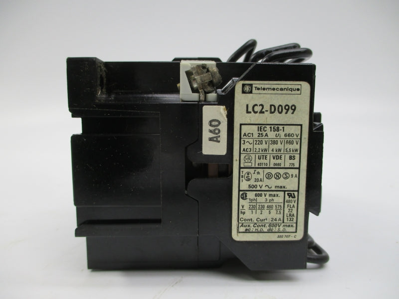 TELEMECANIQUE LC2-D099M 220/240V 25A NSMP