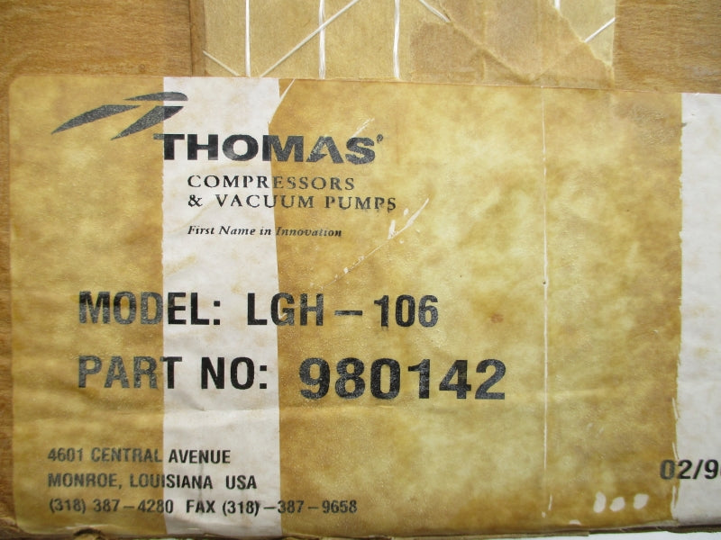 THOMAS 980142 LGH-106 115V 2.5/3.5A NSMP