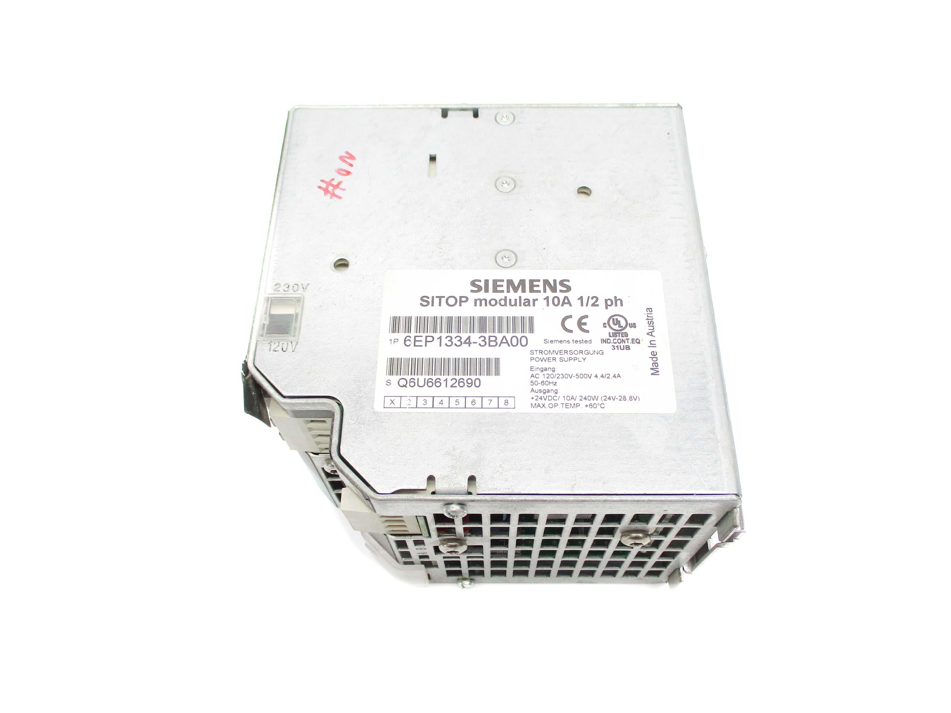 SIEMENS 6EP1334-3BA00 230-500VAC 4.4/2.4A NSNP