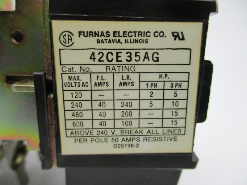 FURNAS 42CE35AG 208-240V 40A NSNP