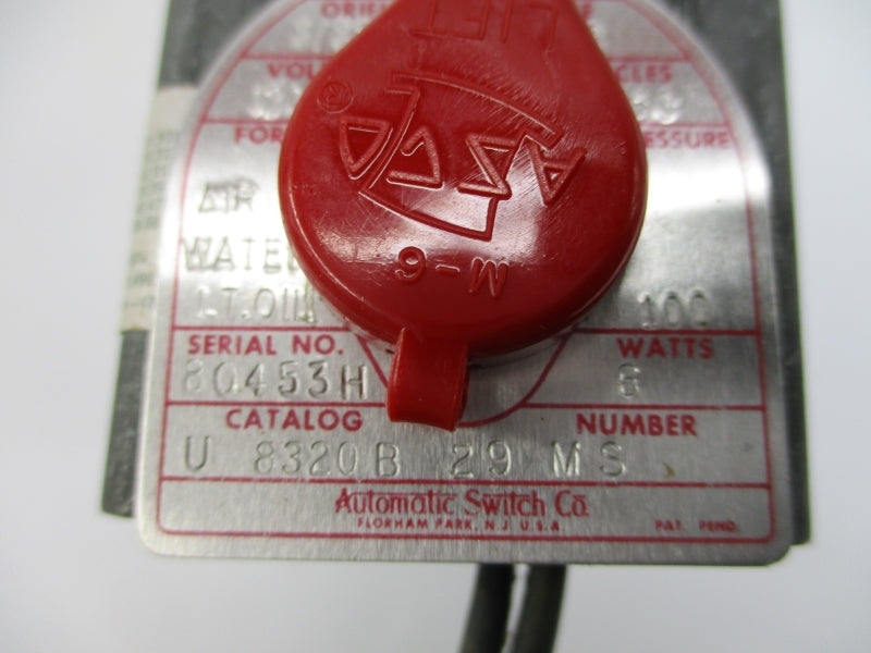 ASCO U8320B29MS 120V 100PSI 1/8" NSMP