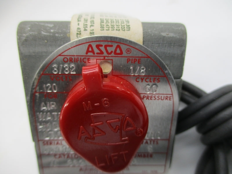 ASCO U8320A15MO 120V 100PSI 1/8" NSMP