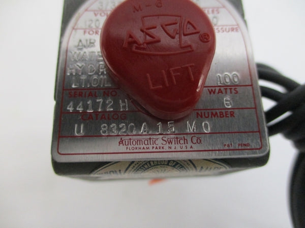 ASCO U8320A15MO 120V 100PSI 1/8" NSMP