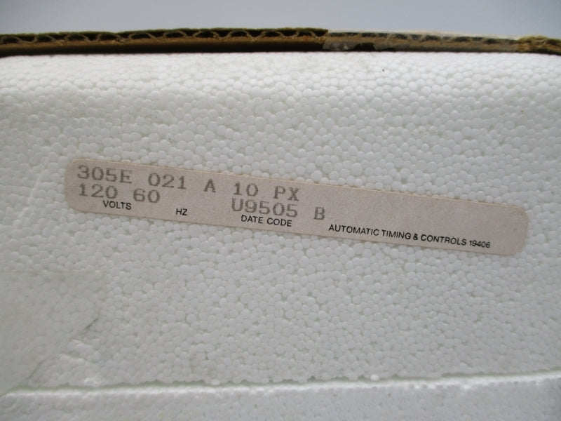 ATC 305E021A10PX 120VAC 10A 0-15H (AS PICTURED) NSMP