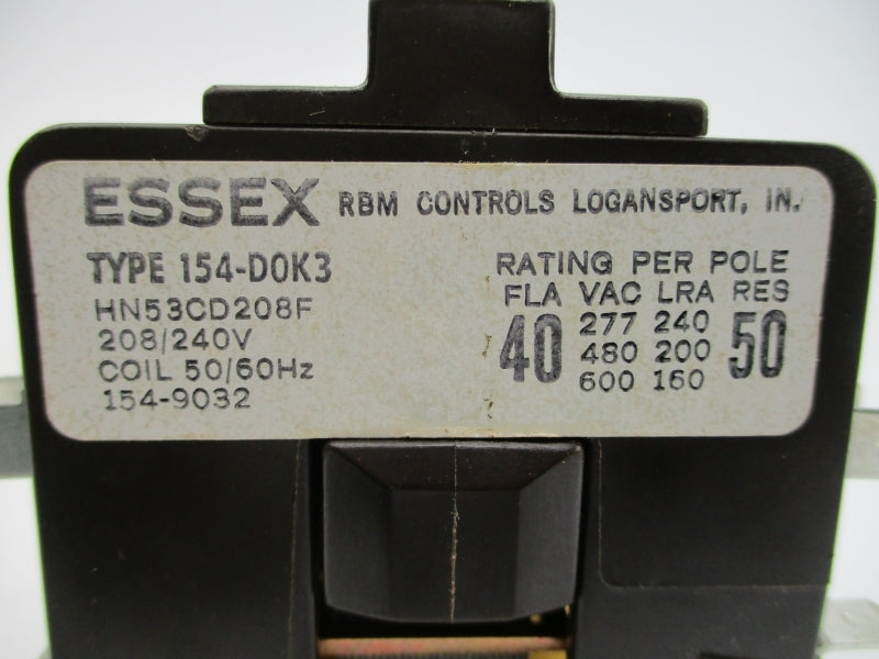 ESSEX HN53CD208F 154-D0K3 208-240V 40A NSNP
