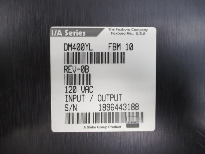 FOXBORO DM400YL REV. 0B 120VAC NSNP