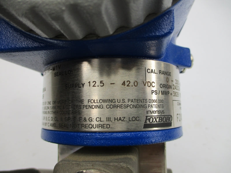 FOXBORO IDP10-D22B11F-M1V 12.5-42.0VDC 3626PSI NSNP