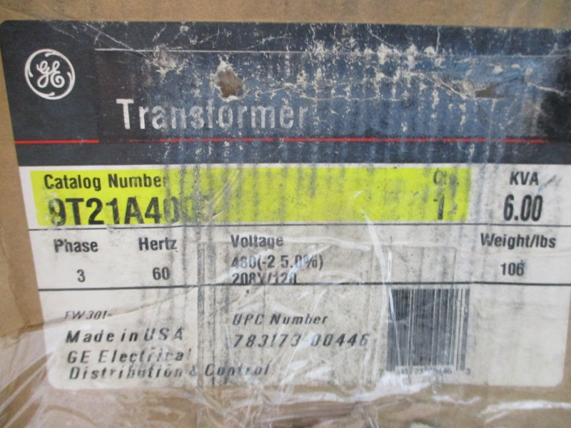 GENERAL ELECTRIC 9T21A4005 480V NSMP