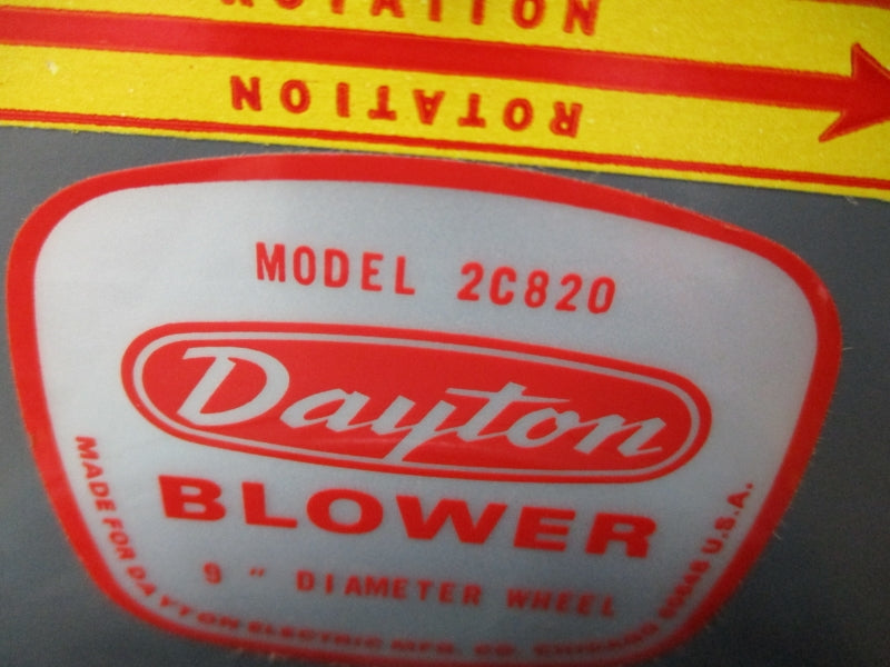 DAYTON 2C820 C48H0506N-SR 115/230V 6.6/3.3A NSNP