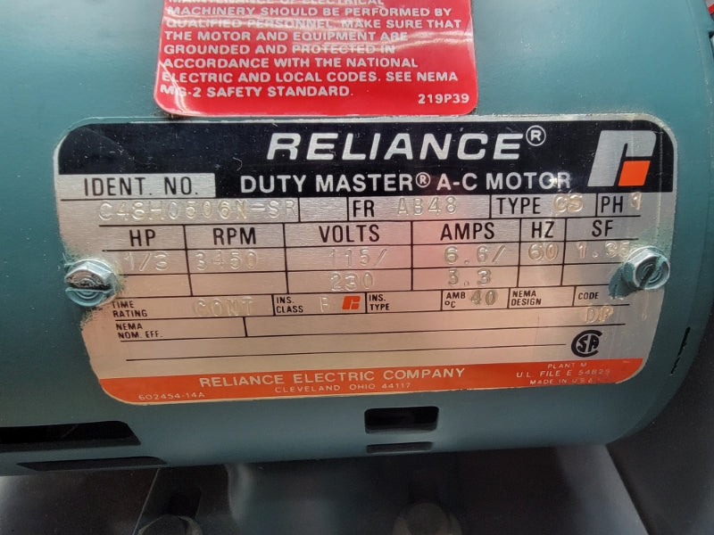 DAYTON 2C820 C48H0506N-SR 115/230V 6.6/3.3A NSNP